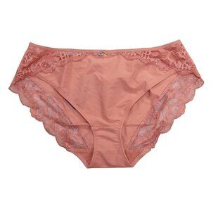 Fantasie Reflect Collection Lace Trim Brief Panty Women's Underwear L NWT Sunset